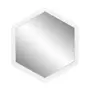 BRANCO - ESPELHO 33 CM X 38 CM HEXAGON