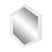 ESPELHO 33 CM X 38 CM HEXAGON - BRANCO - Foto 2
