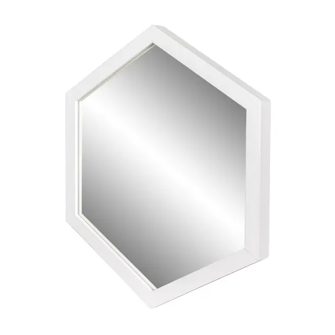 ESPELHO 33 CM X 38 CM HEXAGON - BRANCO - Foto 2