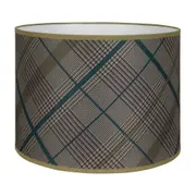 CÚPULA H PLAID 25 CM X 35 CM - CREAM/ENGLISH GREEN - Foto 1