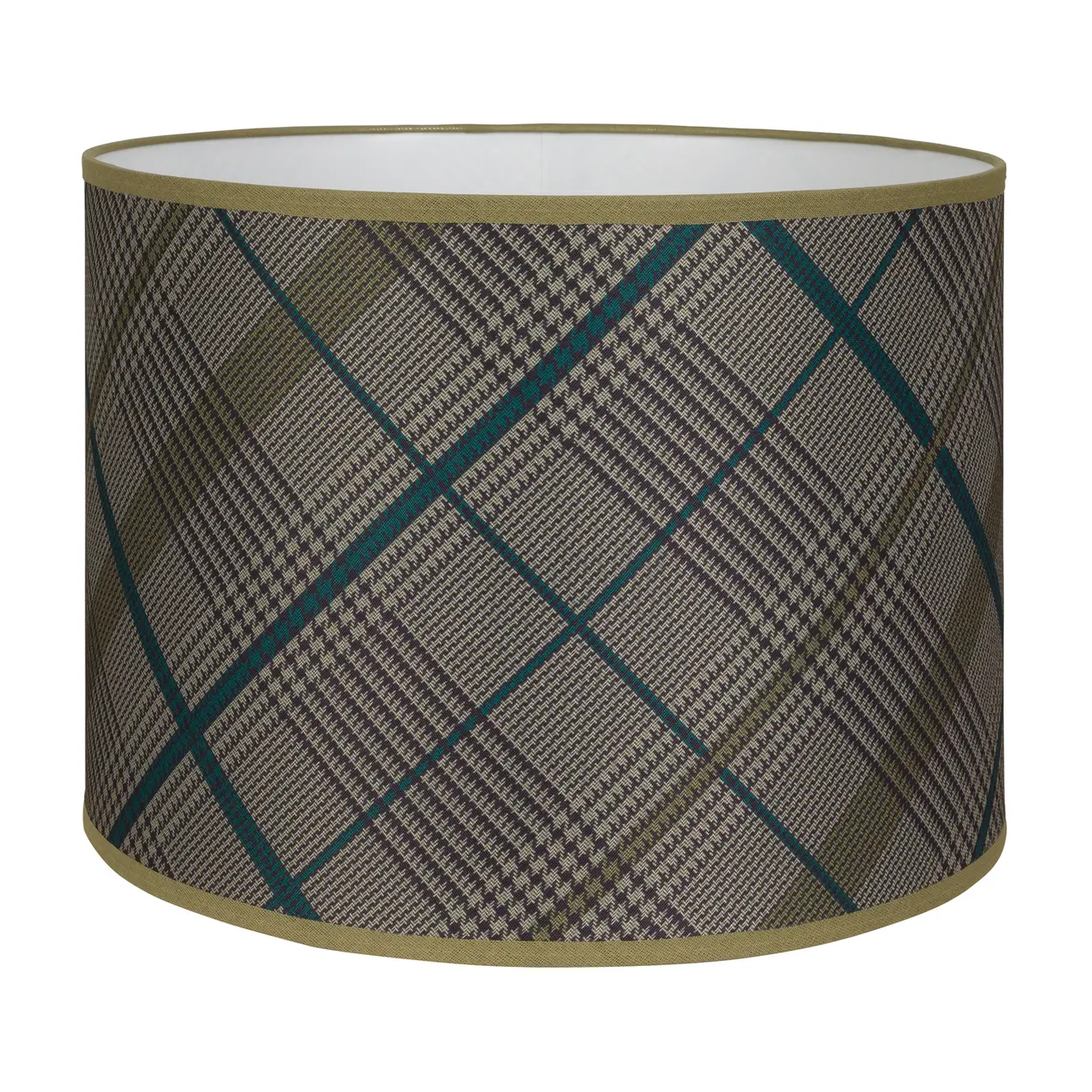 CÚPULA H PLAID 25 CM X 35 CM - CREAM/ENGLISH GREEN - Foto 1