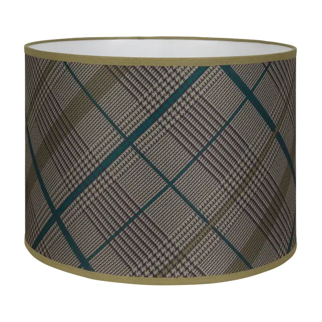 CÚPULA H PLAID 25 CM X 35 CM - CREAM/ENGLISH GREEN - Foto 1