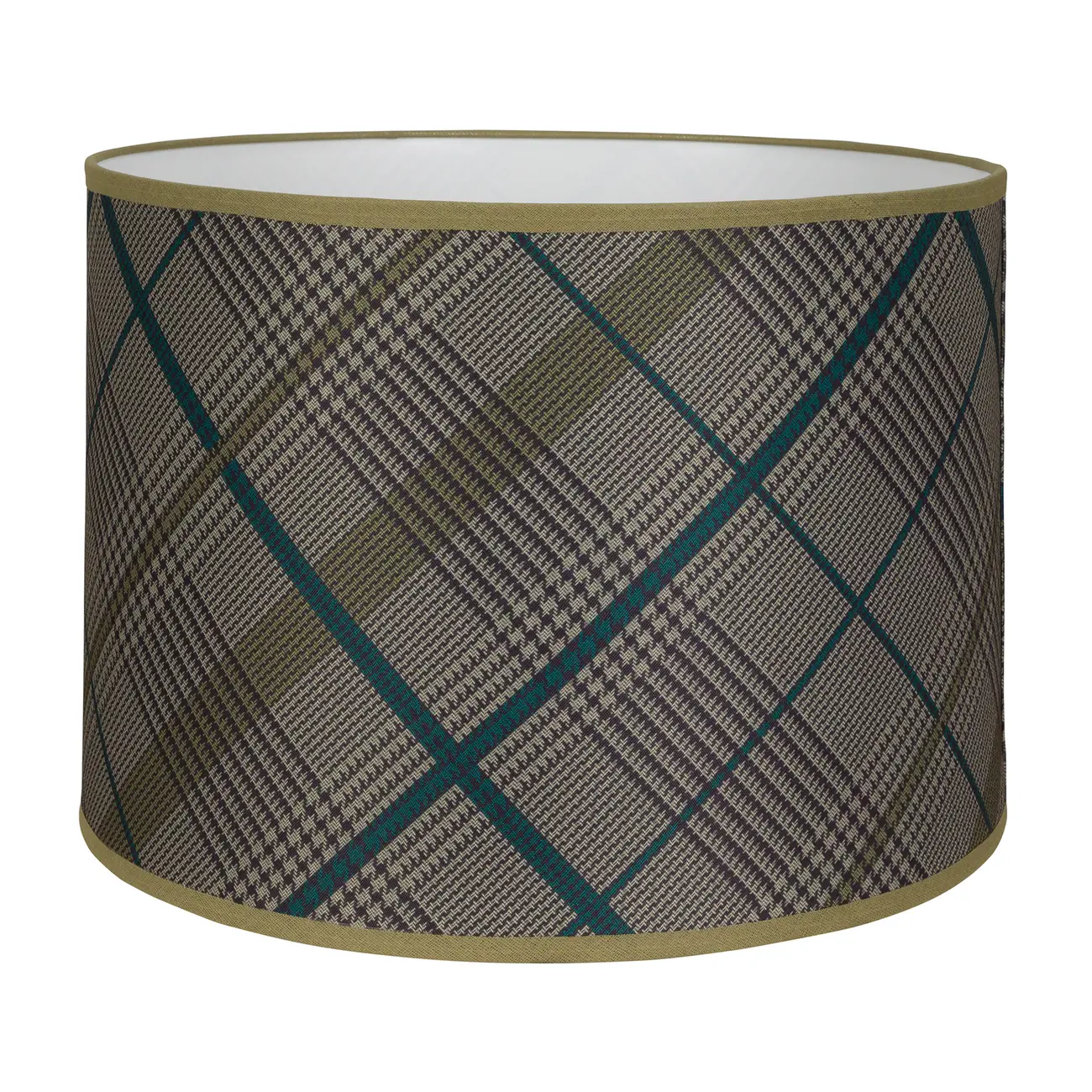 CÚPULA H PLAID 25 CM X 35 CM - CREAM/ENGLISH GREEN - Foto 2