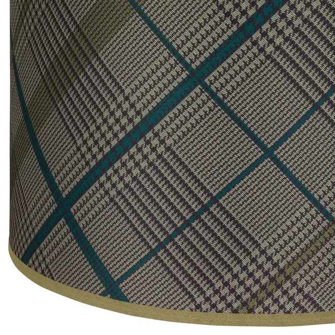 CÚPULA H PLAID 25 CM X 35 CM - CREAM/ENGLISH GREEN - Foto 3