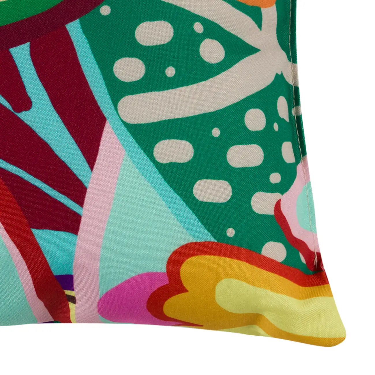 ALMOFADA 32 CM X 50 CM FLORESCER - SORBET DE MENTA/MULTICOR - Foto 4