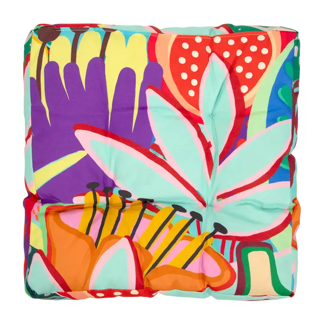FUTTON 40 CM X 40 CM FLORESCER - SORBET DE MENTA/MULTICOR - Foto 5