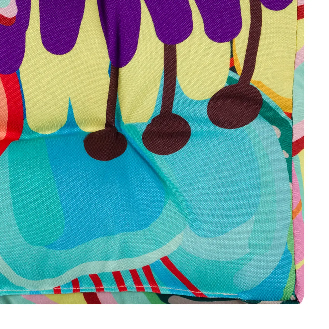 FUTTON 40 CM X 40 CM FLORESCER - SORBET DE MENTA/MULTICOR - Foto 6