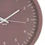 RELÓGIO DE PAREDE 36 CM EPHEMERAL - RUBY MOCHA/BRANCO - Foto 3