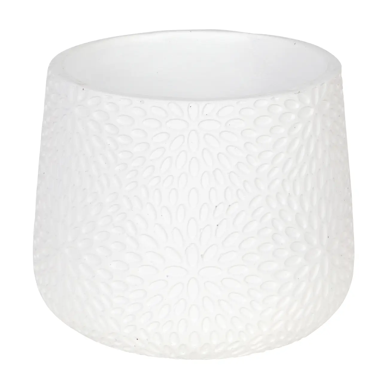 CACHEPÔ 15 CM GAURE - BRANCO - Foto 1