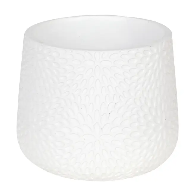CACHEPÔ 15 CM GAURE - BRANCO - Foto 1