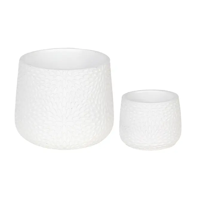 CACHEPÔ 15 CM GAURE - BRANCO - Foto 3