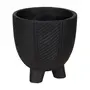 CACHEPÔ 17 CM DIIRAD - PRETO - Foto 2