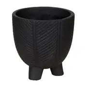 CACHEPÔ 17 CM DIIRAD - PRETO - Foto 2