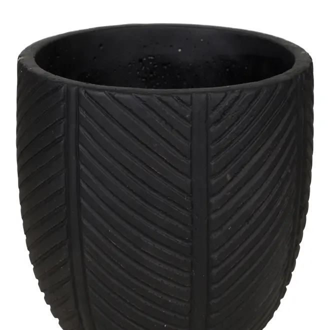 CACHEPÔ 17 CM DIIRAD - PRETO - Foto 3
