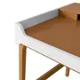ESCRIVANINHA 1,30 M X 65 CM PILARES - TAUARI/BRANCO - Foto 6