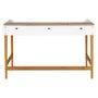 ESCRIVANINHA 1,30 M X 65 CM PILARES - TAUARI/BRANCO - Foto 9