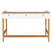 ESCRIVANINHA 1,30 M X 65 CM PILARES - TAUARI/BRANCO - Foto 9