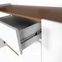 BUFFET 4 PORTAS/2 GAVETAS 1,60 M X 47 CM PILARES - BRANCO/TAUARI - Foto 6
