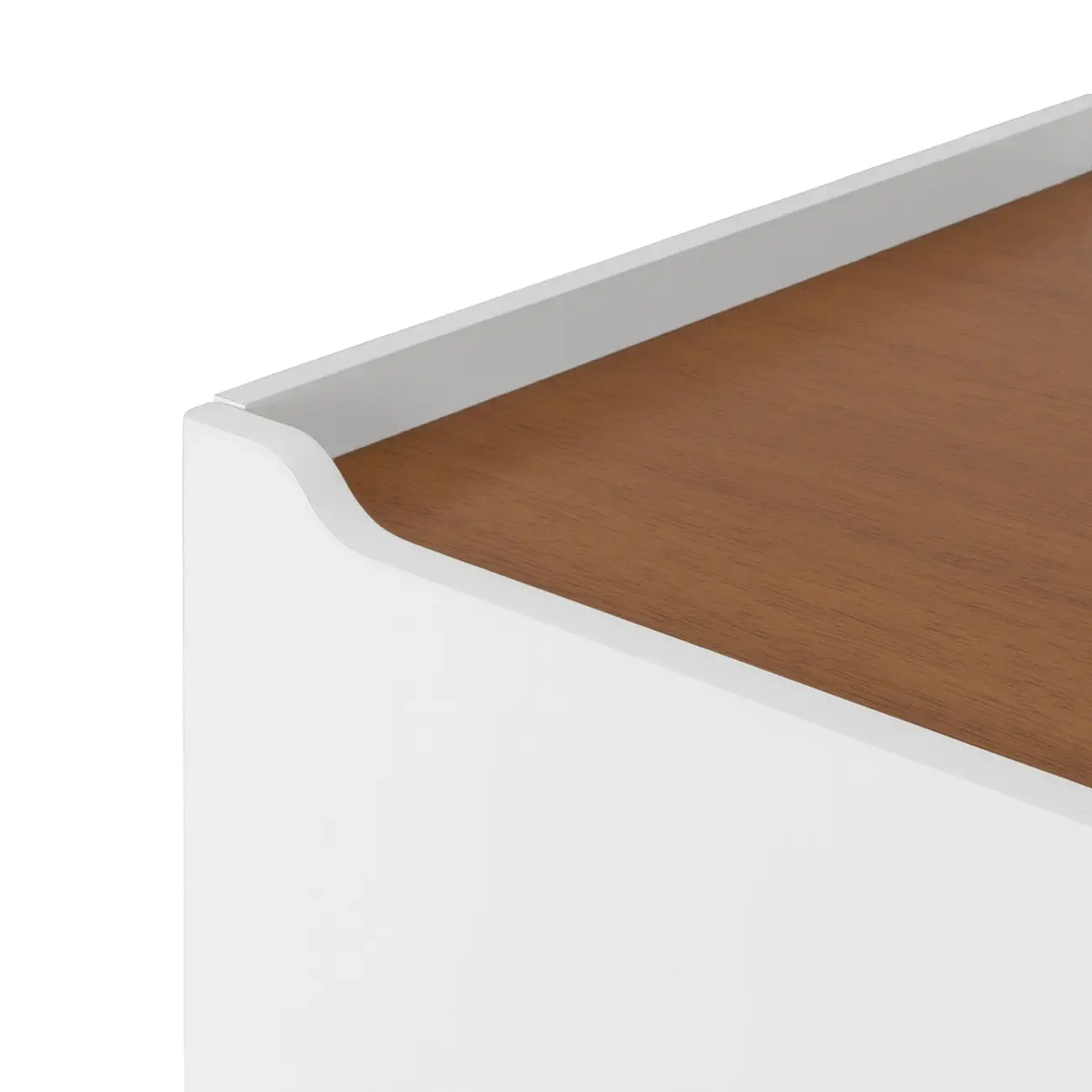 BUFFET 4 PORTAS/2 GAVETAS 1,60 M X 47 CM PILARES - BRANCO/TAUARI - Foto 8