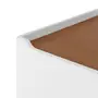 BUFFET 4 PORTAS/2 GAVETAS 1,60 M X 47 CM PILARES - BRANCO/TAUARI - Foto 8