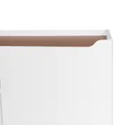 BUFFET 4 PORTAS/2 GAVETAS 1,60 M X 47 CM PILARES - BRANCO/TAUARI - Foto 9