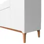BUFFET 4 PORTAS/2 GAVETAS 1,60 M X 47 CM PILARES - BRANCO/TAUARI - Foto 10