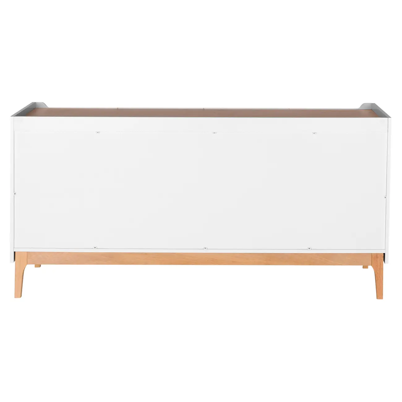 BUFFET 4 PORTAS/2 GAVETAS 1,60 M X 47 CM PILARES - BRANCO/TAUARI - Foto 12