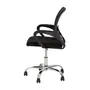 TECH CADEIRA HOME OFFICE - CROMADO/PRETO - Foto 3