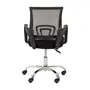 TECH CADEIRA HOME OFFICE - CROMADO/PRETO - Foto 4