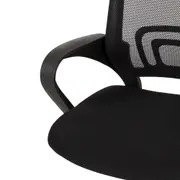 TECH CADEIRA HOME OFFICE - CROMADO/PRETO - Foto 5