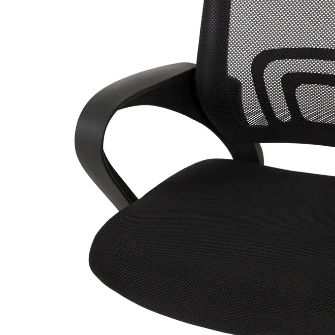 TECH CADEIRA HOME OFFICE - CROMADO/PRETO - Foto 5