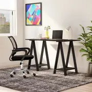 TECH CADEIRA HOME OFFICE - CROMADO/PRETO - Foto 10