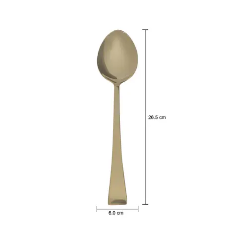 Imagem com medidas do produto COLHER 26 CM HASLER