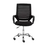 FREST CADEIRA HOME OFFICE - CROMADO/PRETO - Foto 2