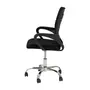 FREST CADEIRA HOME OFFICE - CROMADO/PRETO - Foto 3