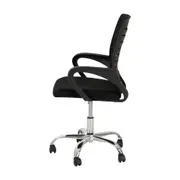 FREST CADEIRA HOME OFFICE - CROMADO/PRETO - Foto 3