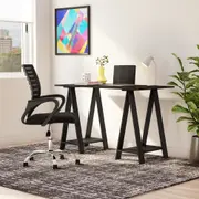 FREST CADEIRA HOME OFFICE - CROMADO/PRETO - Foto 10