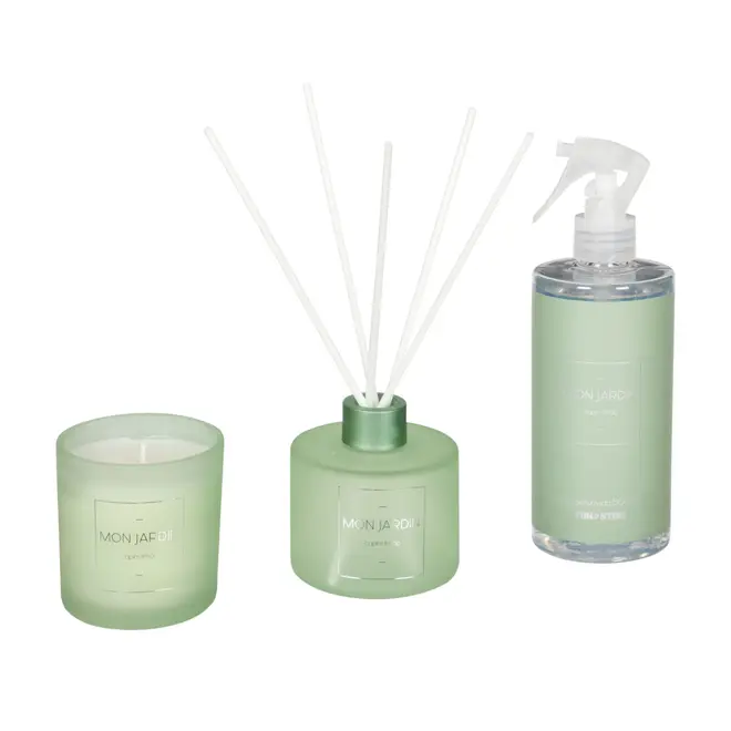 ÁGUA PERFUMADA CAPIM LIMÃO 500 ML MON JARDIN - BRANCO/SÁLVIA - Foto 5