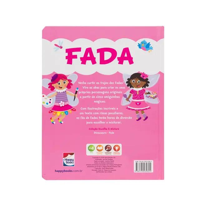 LIVRO ESCOLHA E MISTURE: FADA - MULTICOR - Foto 3