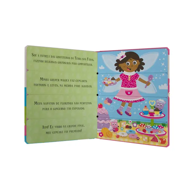 LIVRO ESCOLHA E MISTURE: FADA - MULTICOR - Foto 5