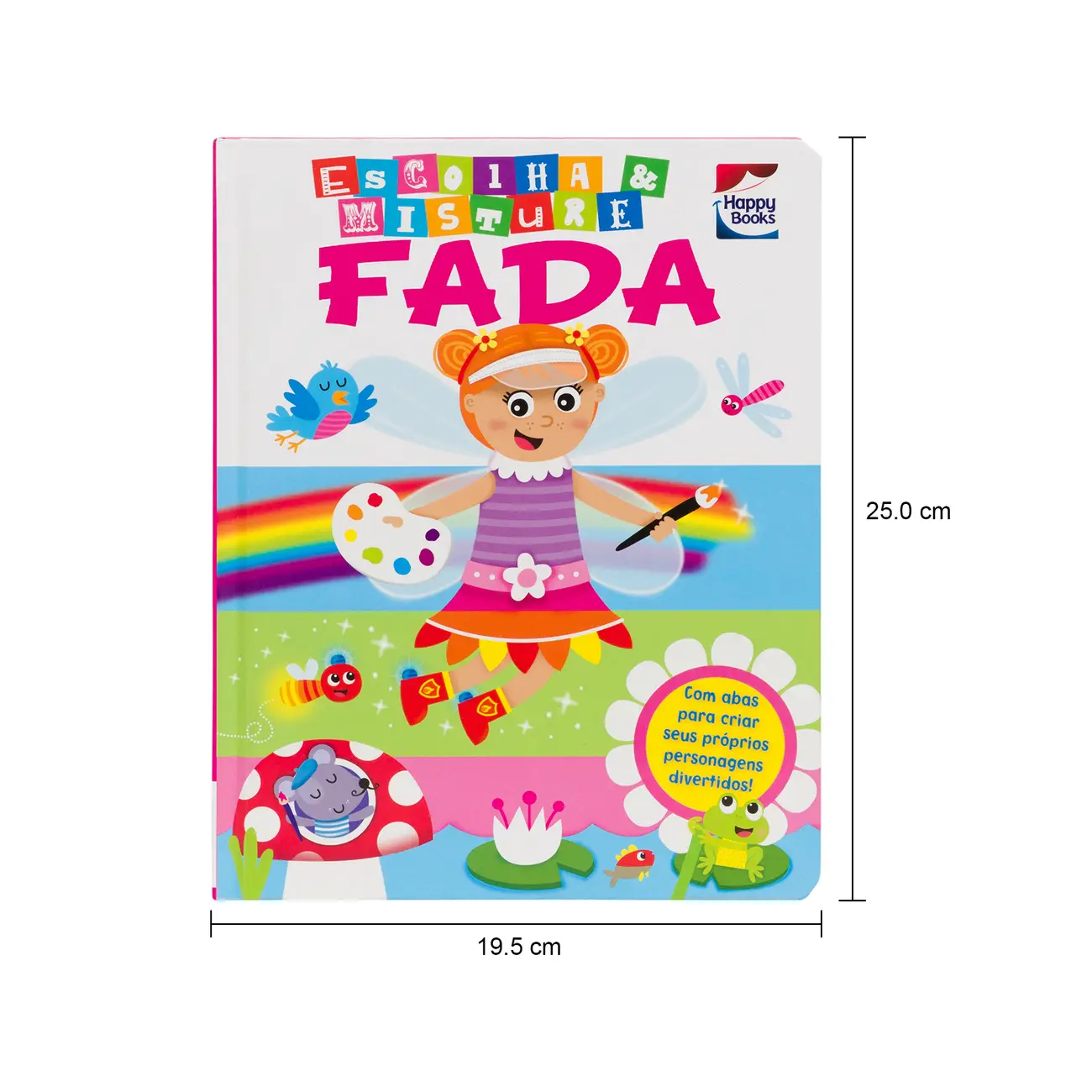 LIVRO ESCOLHA E MISTURE: FADA - MULTICOR - Foto 15