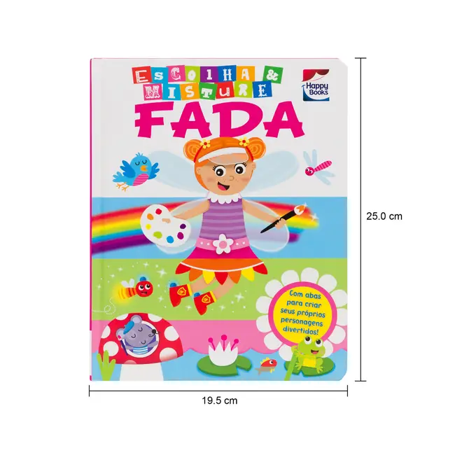LIVRO ESCOLHA E MISTURE: FADA - MULTICOR - Foto 15