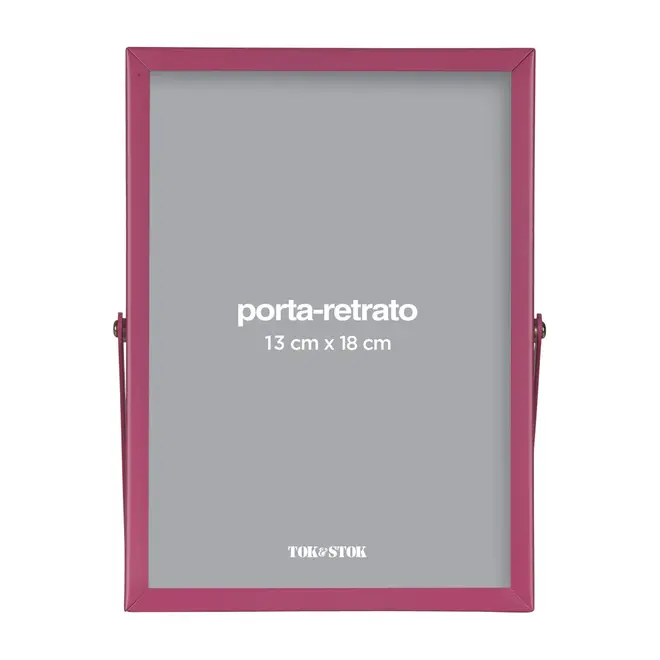 PORTA-RETRATO 13 CM X 18 CM COSMOPOLITAN - RODONITA - Foto 1