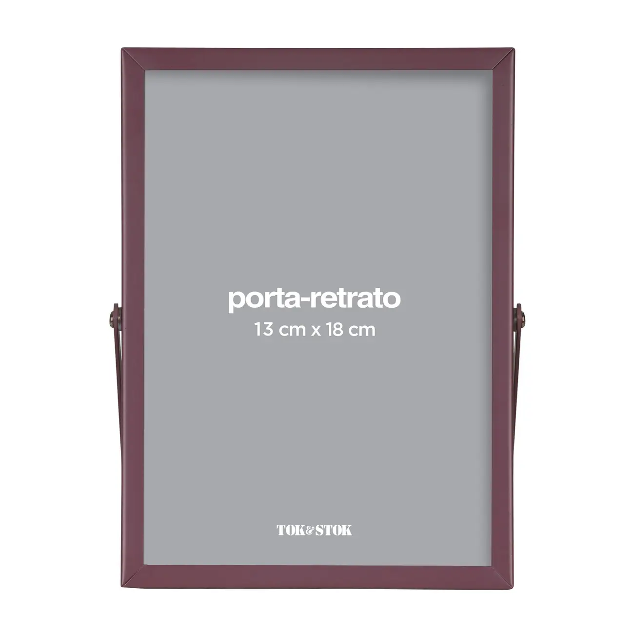 PORTA-RETRATO 13 CM X 18 CM COSMOPOLITAN - RUBY MOCHA - Foto 1