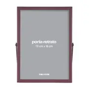 PORTA-RETRATO 13 CM X 18 CM COSMOPOLITAN - RUBY MOCHA - Foto 1