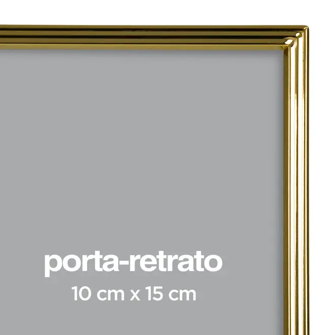 PORTA-RETRATO 10 CM X 15 CM DAWSON - OURO - Foto 5