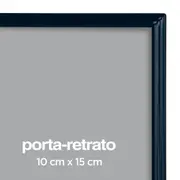 PORTA-RETRATO 10 CM X 15 CM DAWSON - GALAXY BLUE - Foto 5