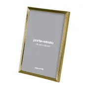 PORTA-RETRATO 13 CM X 18 CM DAWSON - OURO - Foto 2