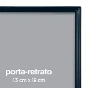 PORTA-RETRATO 13 CM X 18 CM DAWSON - GALAXY BLUE - Foto 5