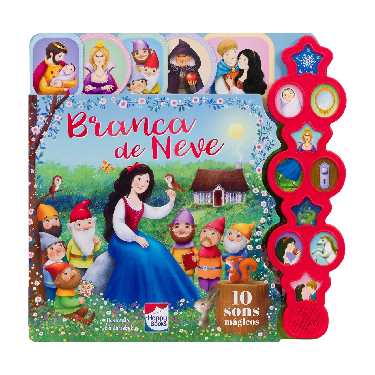 LIVRO MUSICAL CLÁSSICOS: BRANCA DE NEVE - MULTICOR - Foto 1